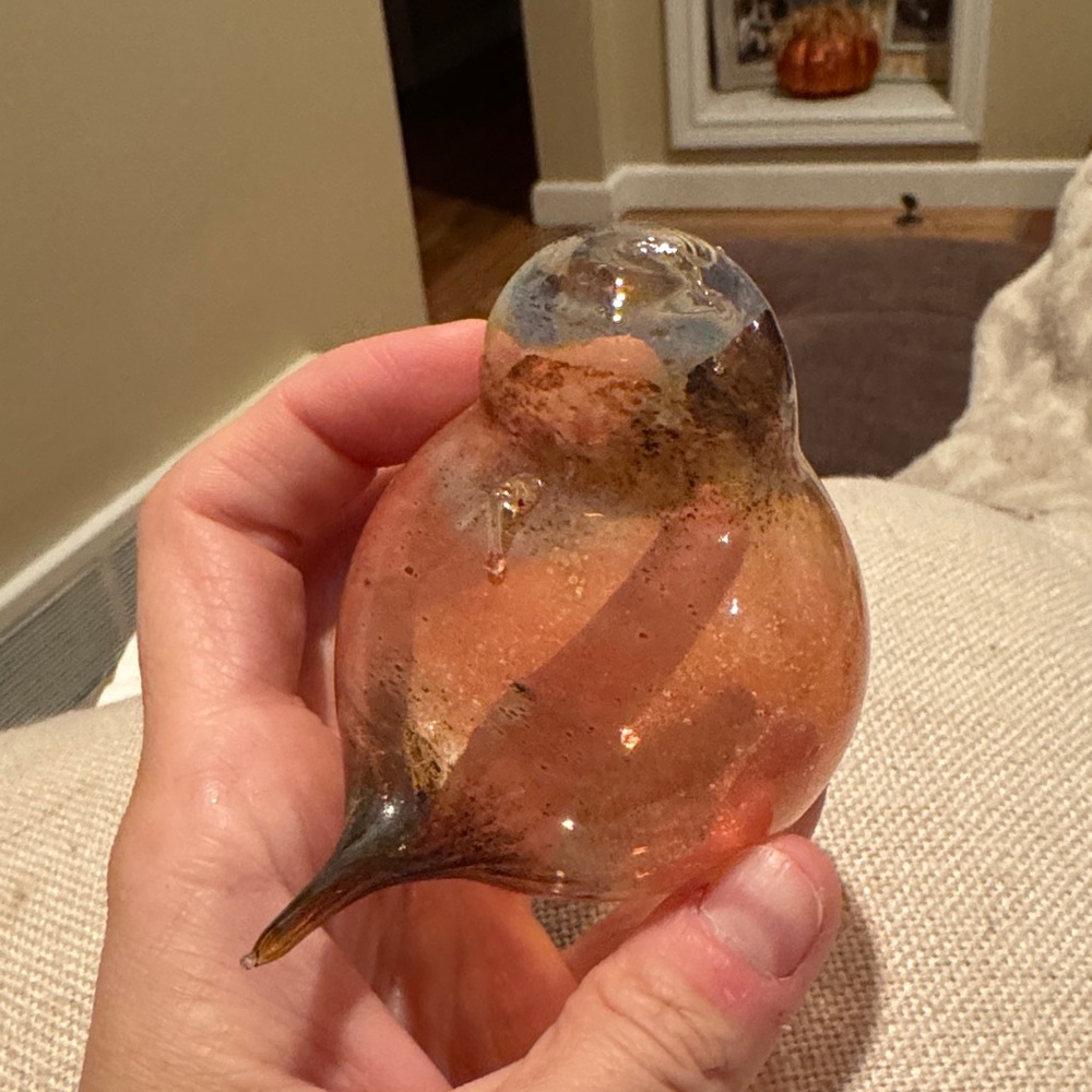 Glass Bird Ornament - Picture 4 of 6